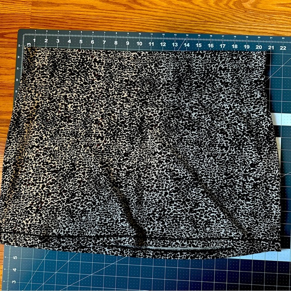 Micro Mini Skirt Cotton Blend Cheetah Print Y2K mini skirt 3X - Picture 5 of 6